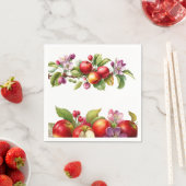 A Little Apple Is On The Way | Fall Baby Shower スタンダードカクテルナプキン (インサイチュ)