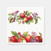 A Little Apple Is On The Way | Fall Baby Shower  スタンダードカクテルナプキン (正面)