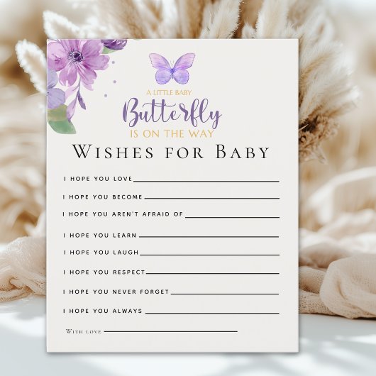 A Little Baby Butterfly is on The Way Baby shower