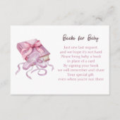 A Little Ballerina is on the Way Books for Baby エンクロージャーカード (正面)