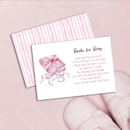 A Little Ballerina is on the Way Books for Baby エンクロージャーカード