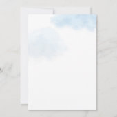 A Little Bear Is on the Way Customizable Template  招待状 (裏面)