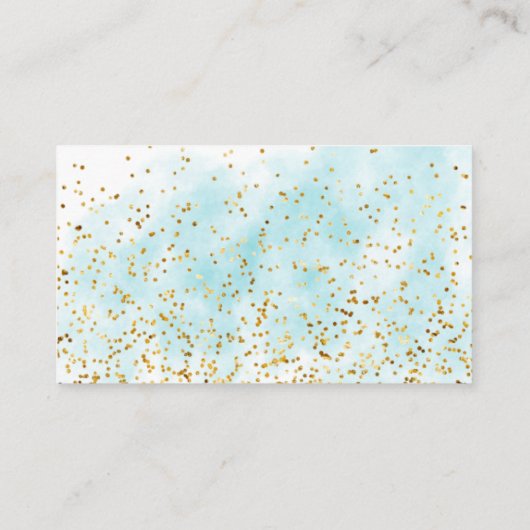 A Little Bear Prince Books forベビーベビーシャワー エンクロージャーカード (裏面)