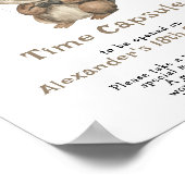 A Little Beaver Time Capsule 1st birthday ポスター (角)