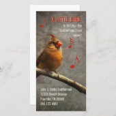 A Little Bird New Addressフォトカカスタムード 案内状 (正面/裏面)