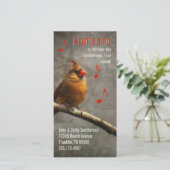 A Little Bird New Addressフォトカカスタムード 案内状 (スタンド正面)