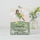 A little bit Irish Leprechaun cocktail Party 招待状 (スタンド正面)