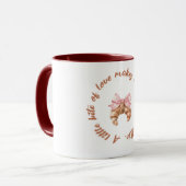 A Little Bite of Love | Cute Girly Mug  マグカップ (正面左)