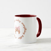 A Little Bite of Love | Cute Girly Mug  マグカップ (正面右)