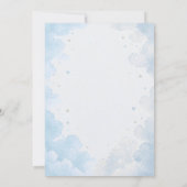 A Little Blessing from Above Noah's Ark Baptism 招待状 (裏面)