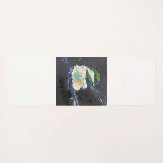 A Little Blue – ヨガマット (裏面(横))