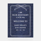 A Little Blue Jean Baby Denim Boy Baby アクリルサイン (正面)