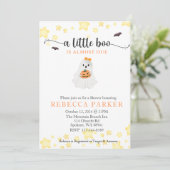 A Little BooほとんどGirl Baby Shower 招待状 (スタンド正面)