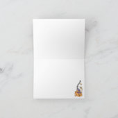 A Little Booハロウィーン赤ちゃんシャワーありがとう サンキューカード (内部)