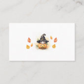 A Little Boo赤ちゃんシャワーブックリクエスト挿入カード 名刺 (裏面)