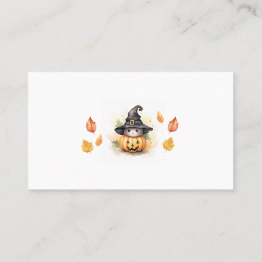 A Little Boo赤ちゃんシャワーブックリクエスト挿入カード 名刺 (裏面)