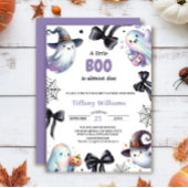 A Little Boo Baby Shower Invitation | Cute Ghost 招待状