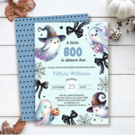 A Little Boo Baby Shower Invitation | Cute Ghost 招待状