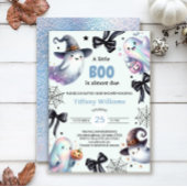 A Little Boo Baby Shower Invitation | Cute Ghost 招待状