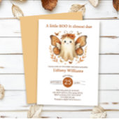 A Little Boo Fairy ghost Baby Shower Invitation 招待状