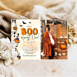 A Little Boo Halloween Baby Shower写真 招待状