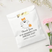 A Little Boo Is Almost Due Halloween Baby Shower フェイバーバッグ (封をした状態)