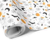 A Little Boo Is Almost Due Halloween Baby Shower ラッピングペーパー (ロールコーナー)