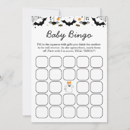 A Little Boo Is Almost Due Halloween Baby Shower  招待状