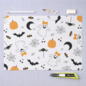 A Little Boo Is Almost Due Halloween Baby Shower 薄葉紙 (クラフト)