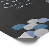 A little boo is due guess how many sign ポスター (角)