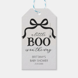 A Little Boo Is On The Way Baby Shower ギフトタグ