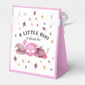 A Little Boo Pink Halloween Baby Shower フェイバーボックス (裏面サイド)