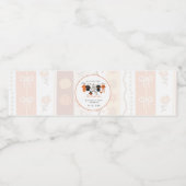 A little bue Halloween is almost due baby shower ペットボトルラベル (シングルラベル)