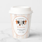 A little bue Halloween is almost due baby shower 紙コップ (正面)