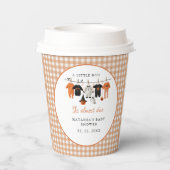 A little bue Halloween is almost due baby shower 紙コップ (裏面)