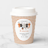 A little bue Halloween is almost due baby shower 紙コップ (正面)