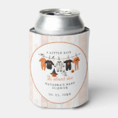 A little bue Halloween is almost due baby shower 缶クーラー (缶正面)