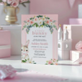 A Little Bunny is on the way Baby Shower 招待状