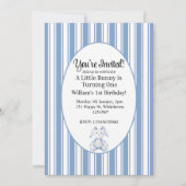 A Little Bunny is Turning One 招待状 (正面)