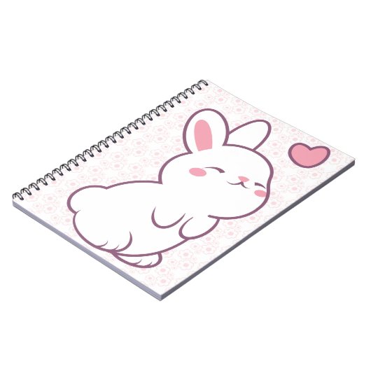 A Little Bunny Made of Feelings ノートブック (左側)