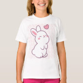 A Little Bunny Made of Feelings Tシャツ (正面)