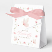 A Little Butterfly Baby Shower Favor Box フェイバーボックス (正面サイド)