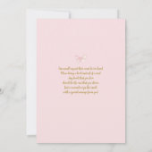 A little Butterfly Baby Shower Girl Invitation 招待状 (裏面)