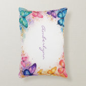 A Little Butterfly Is On It’s Way Glitter アクセントクッション (正面(垂直))