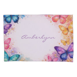 A Little Butterfly On It’s Way Glitter Baby Shower 枕カバー