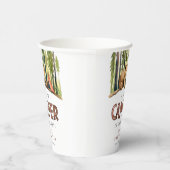 A Little Camper Forest Baby Shower 紙コップ (右)