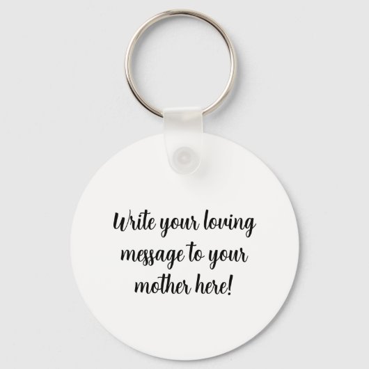 A Little Cat’s Gift for Mom キーホルダー (裏面)