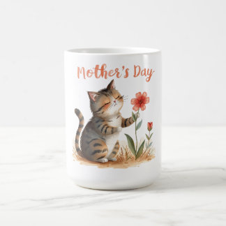 A Little Cat’s Gift for Mom コーヒーマグカップ