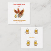 A little chick is on the way  エンクロージャーカード (正面/裏面)