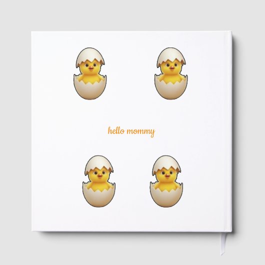 A little chick is on the way  ゲストブック (裏面)